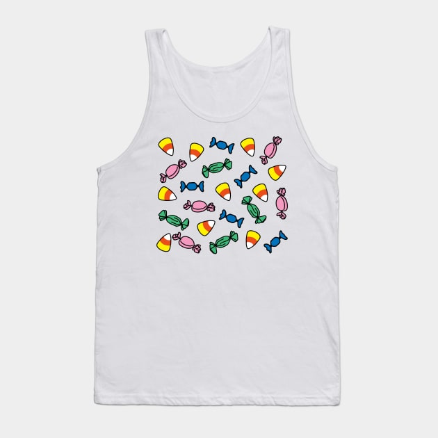 Halloween Candy Pattern Tank Top by LunaMay